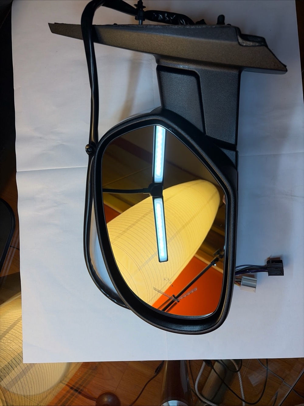 A-Premium Driver Side Power Door Mirror Compatible with Chevy, GMC Model CV572
